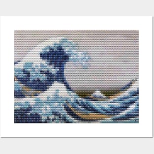 Great Wave Off Kanagawa Play Bricks [Rx-Tp] Posters and Art